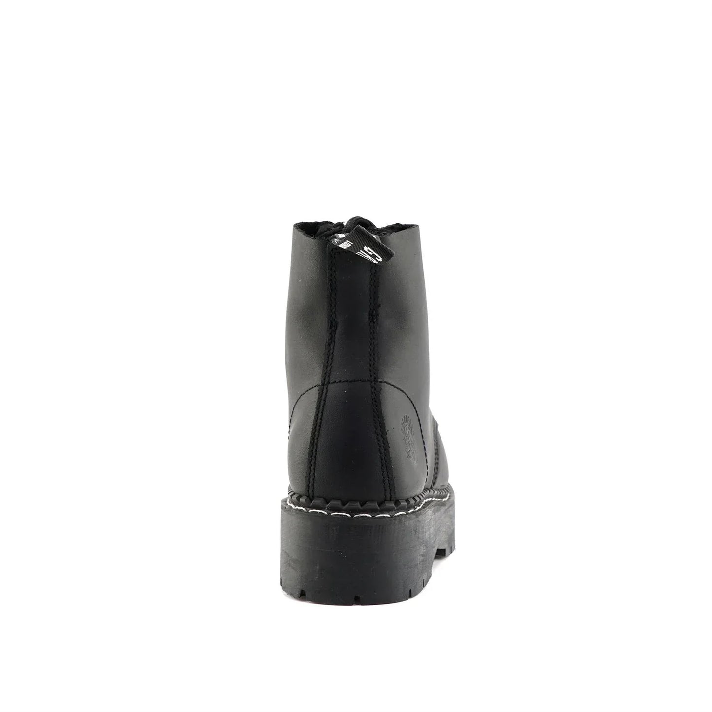 Grinders - Cameron ACS Black Leather Zip Up Ankle Boots