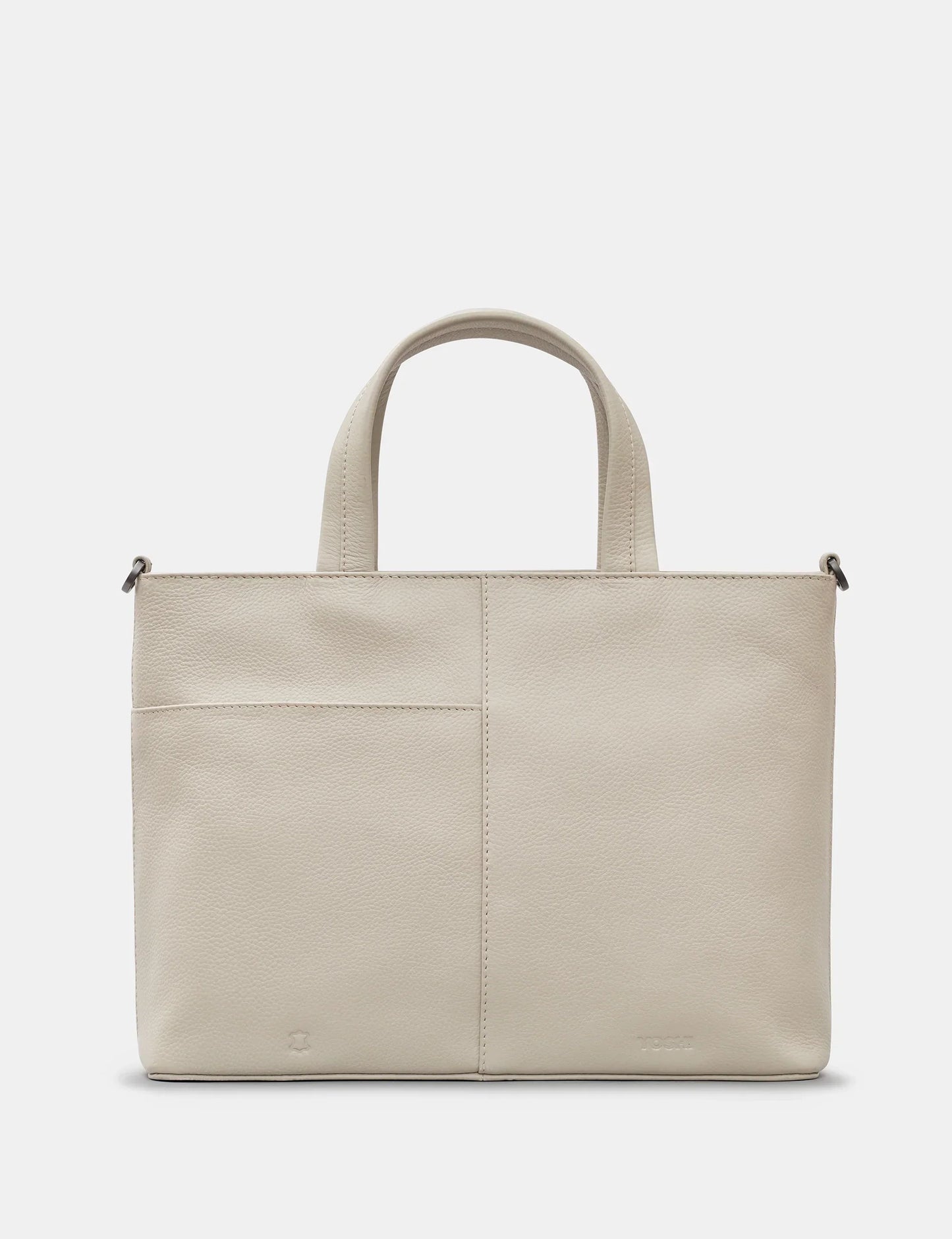 Yoshi - Country Cottage Leather Grab Bag with Detachable Shoulder Strap