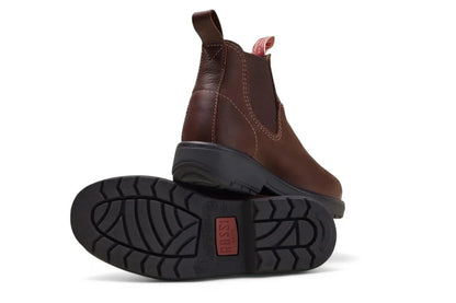 Rossi - 303 Endura Redwood Brown Leather Chelsea Boots