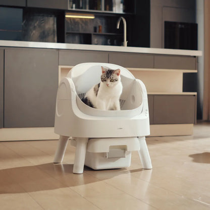 No More Scooping – Self-Cleaning, Odor-Free Litter Box