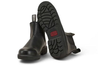 Rossi - 303 Endura Black Leather Chelsea Boots
