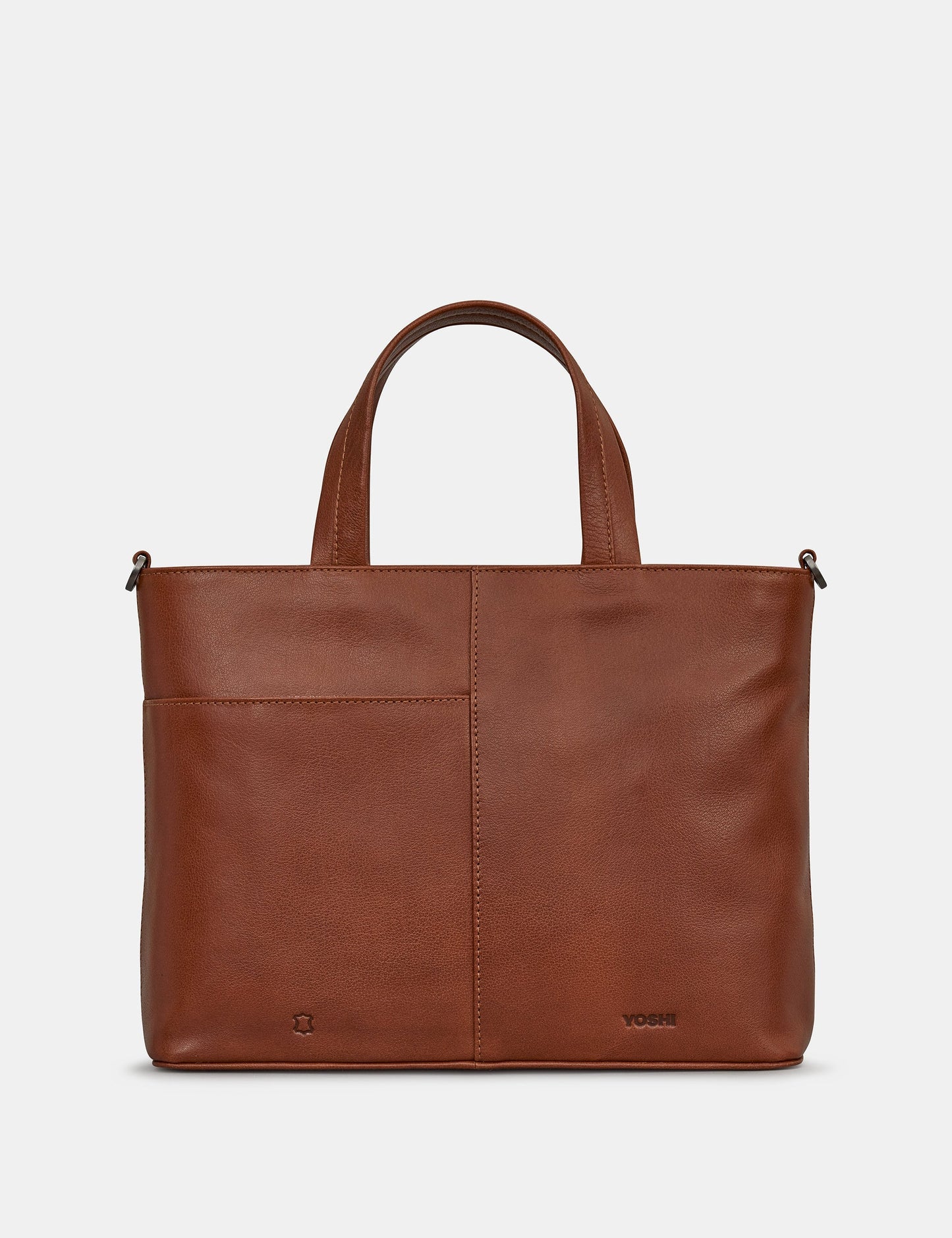 Yoshi - Shakespeare Bookworm Leather Grab Bag with Detachable Shoulder Strap