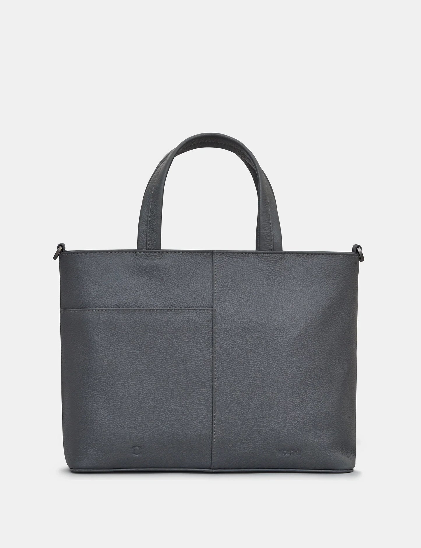 Yoshi - Bronte Bookworm Leather Grab Bag with Detachable Shoulder Strap
