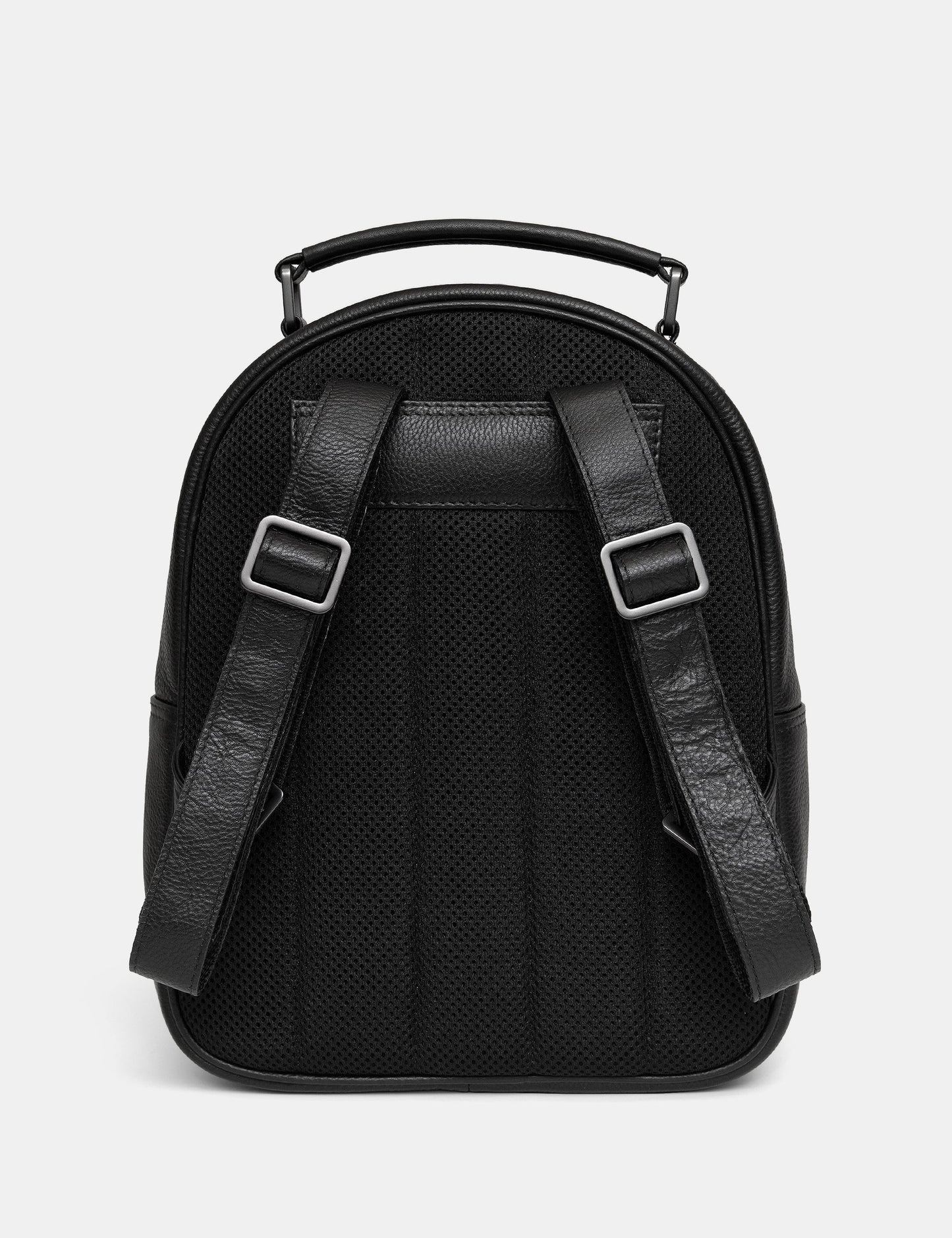 Yoshi - Highland Cow Black Leather Rucksack