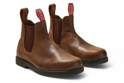 Rossi - 607 Booma Tan Leather Chelsea Boots