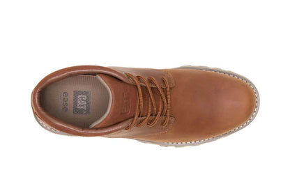 Caterpillar - Men's Elude Brown Leather Waterproof Work Boots
