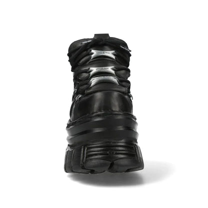 NEW ROCK -  M-106-C178 - Lace Up Tower Shoes