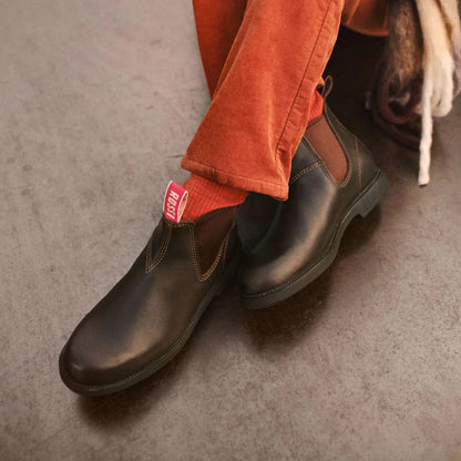 Rossi - 607 Booma Dark Brown Leather Chelsea Boots