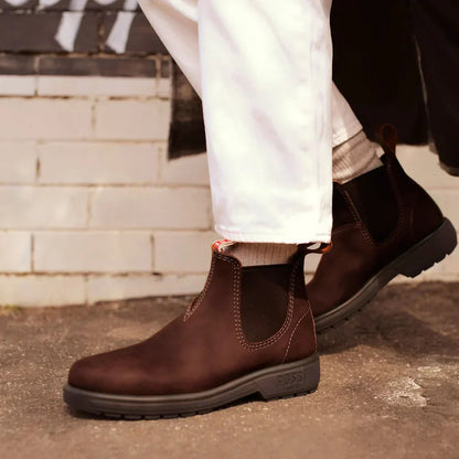 Rossi - 303 Endura Redwood Brown Leather Chelsea Boots